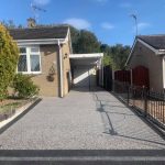 Resin Bound driveway installation in Scotland